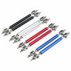75mm Red Adjustable Front Bumper Rod Splitter Strut Support