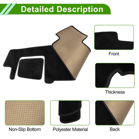 Suzuki Spacia MK53S Dashboard Cover Black Flannel (2017-Current)