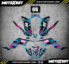 Yamaha Raptor 90 YFM ATV 2009-2015 - DUKE Style Stickers Graphics Kit