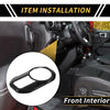 Jeep Gladiator JT (2020-2024) Black 1 x Pc Headlight Button Panel Cover