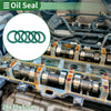 MakeModel Oil Seal 28x35x5mm 5 Pcs Rotary Shaft Seal TPU High Pressure Green
