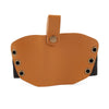 Motorcycle Gear Pedal Protector - Tan Leather Shifter Cover