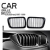 BMW 3 Series E36 M3 Gloss Black Front Kidney Grille Cover (1997-1999)
