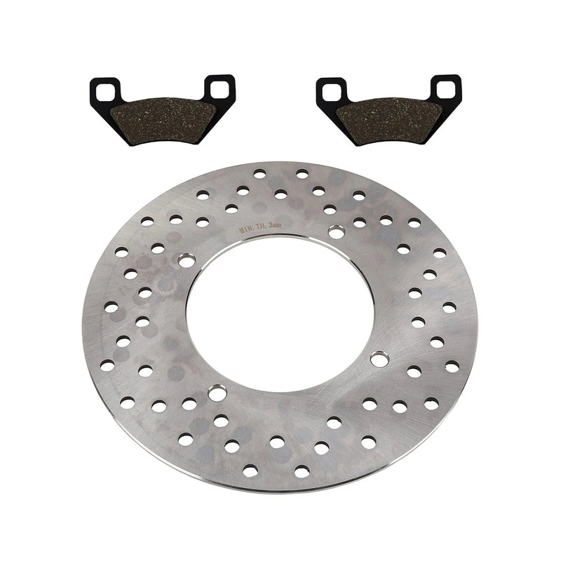 Arctic Cat 366 4x4 Rear Disc Rotor & Semi-Metallic Pads (2009–2009)