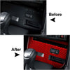 Nissan GTR R35 (2008-2016) Carbon Red Central Console CD Panel Cover Trim