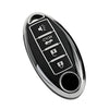 Nissan Rogue, Sentra, Juke, Leaf, Micra TPU 4 Button Key Cover Case