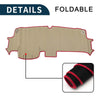 Honda STEPWGN AIR SPADA 2022-2023 Protector Black Red Dashboard Cover Mat