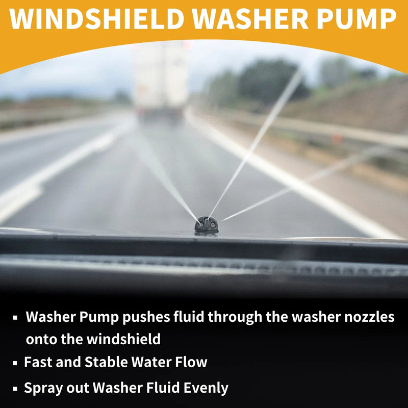 Ford F-150 Windshield Washer Pump w/ Grommet (2004-2023)