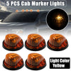 GMC C1500 5x Top Cab Marker Light Yellow Cover (1979-1986)
