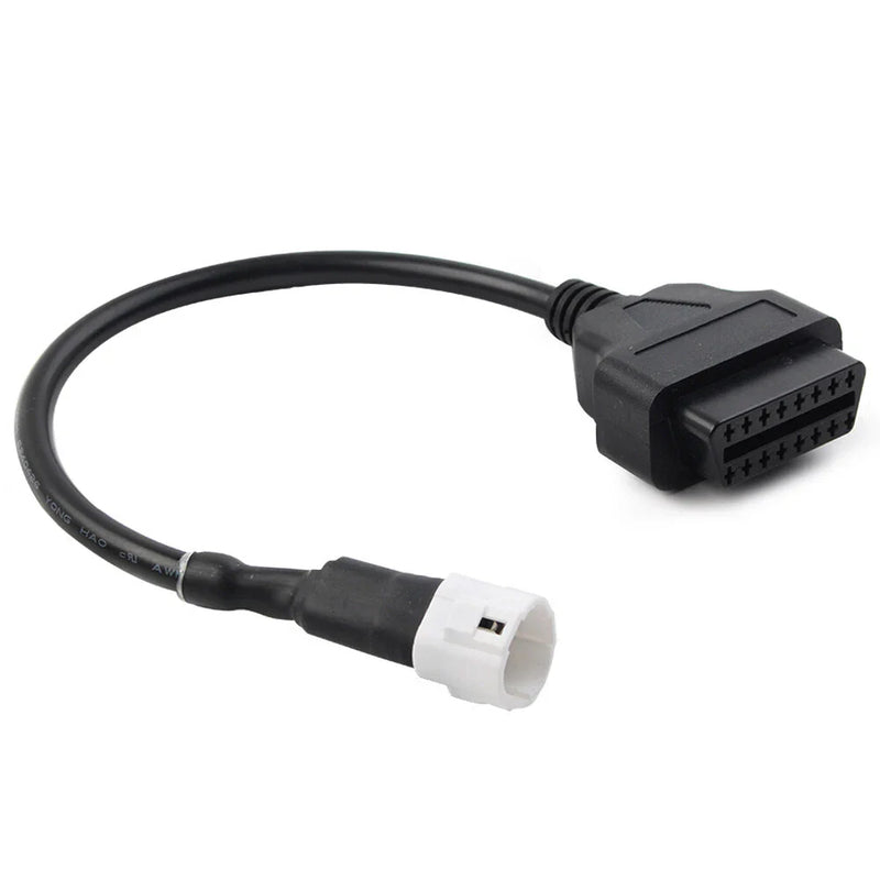 YAMAHA YZF-R125, MT-125 3Pin to 16Pin OBD2 Diagnostic Scanner Adapter Cable
