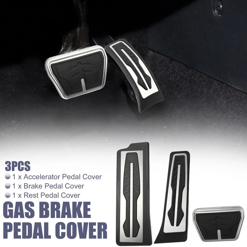 BMW X3 X4 3 x Accelerator & Brake Pedal Covers (2011-2023)