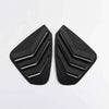 Toyota RAV4 ABS Glossy Black Rear Window Side Louver Cover Trim (2019-2023)