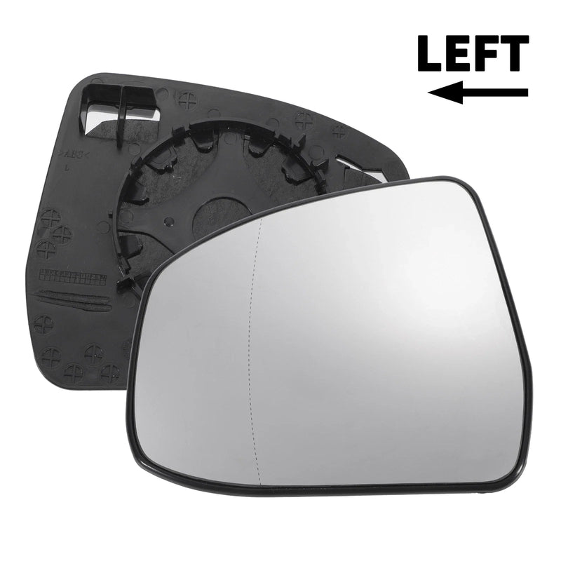 Ford Focus Left Side White Mirror Glass Aspherical Non-Heated (2000-2018)