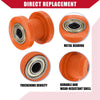Motorcycle Mini Bike Orange 8mm 10mm Chain Roller Pulley Tensioners