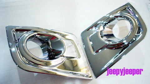 Fog Lamp Spot Light for FORD RANGER T6 PX1 CHROME COVERS (2011-2015)