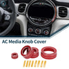 Mini Cooper (2014-2022) 4 x Pcs AC Media Volume Switch Knob Cover Ring