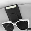 Car Car Sunglasses Holder / Sun Visor Clip Leather Eyeglasses Hanger