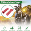 Motorcycle Red 7/8 22mm Hand Grips Cover Kit