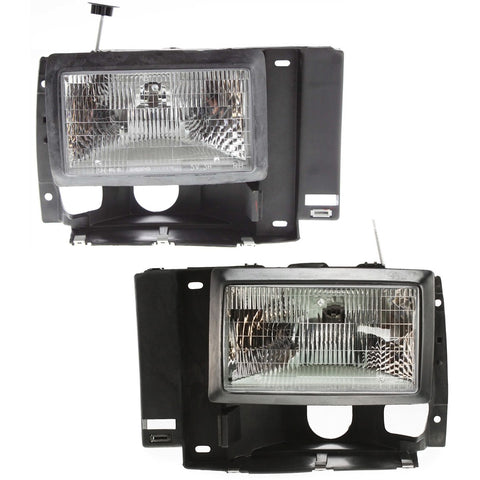 Driver and Passenger Side Headlights For Ford Ranger