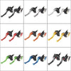 Motorcycle 22mm Black Clutch Brake Levers & Master Cylinder Reservoir