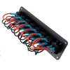 Car Marine Boat 8-Gang Waterproof Circuit LED Rocker Switch Panel