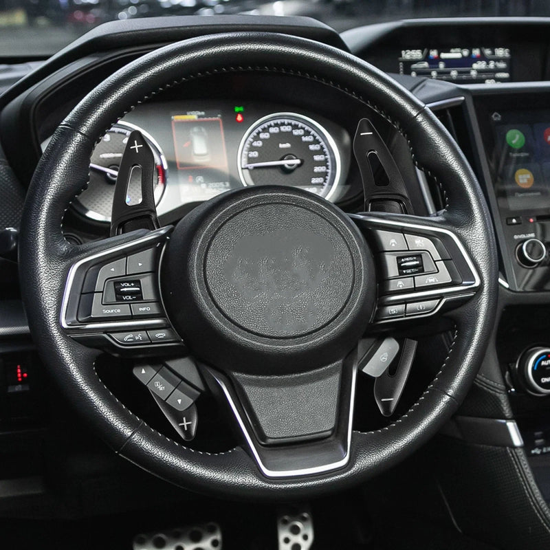 Subaru Forester Black Steering Wheel Paddle Shifter Extensions (15-19)