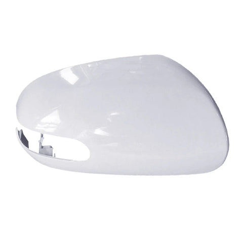 Kia Forte White Left & Right Door Mirror Cover Caps (2009-2012)