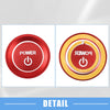 Honda Accord 2018-2022 Aluminum Red Ignition Button Sticker