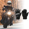 1 Pair Motorcycle Gloves Breathable Heat Dissipation Finger Black Polyester