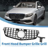 Mercedes-Benz E300 2009-2013 Black Grills Front Upper Bumper Grille