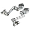Harley 1 1/4" Adjustable Engine Guard Foot Pegs