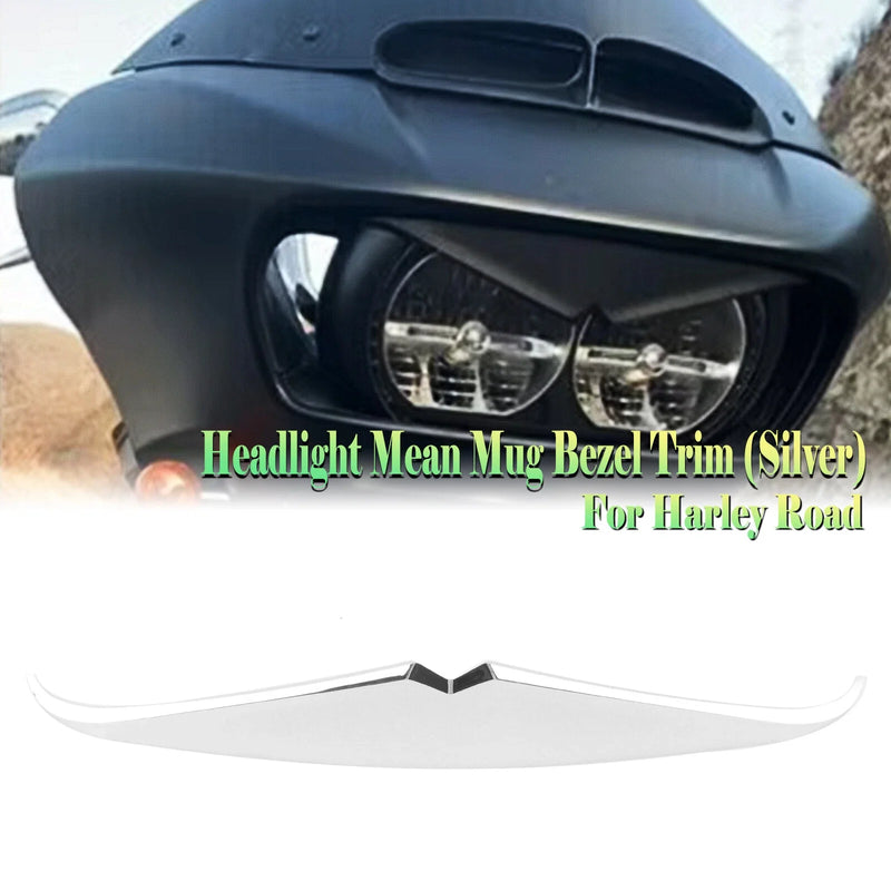 Harley CVO Road Glide FLTRXSE Chrome Headlight Bezel Trim (2018-2019)