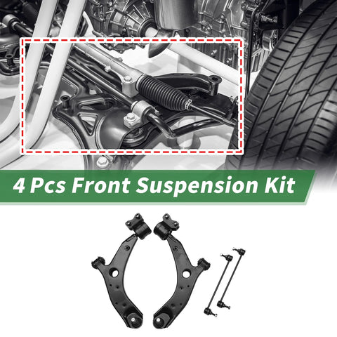 Mazda 3 4 Pcs Front Lower Control Arms (2004-2009)