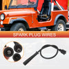 Jeep CJ5 J10 Wrangler 7 x Spark Plug Wire Ignition Coil Cables (1976-1986)