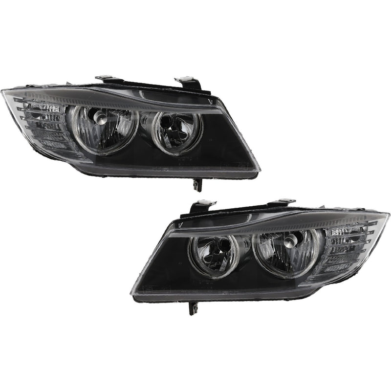 Driver and Passenger Side Headlight For BMW 328i
