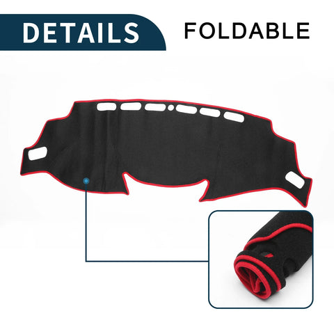 Nissan X-Trail T32 (2013-2024) Black Red 1 Set Dashboard Cover Mat