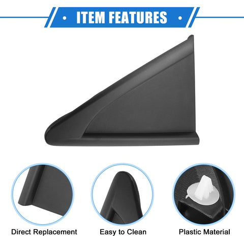 Chevrolet Cruze Rear Left Right Mirror Corner Triangle Fender Cover