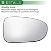 Ford Galaxy Right Side Heated White Mirror Glass (1995-2006)