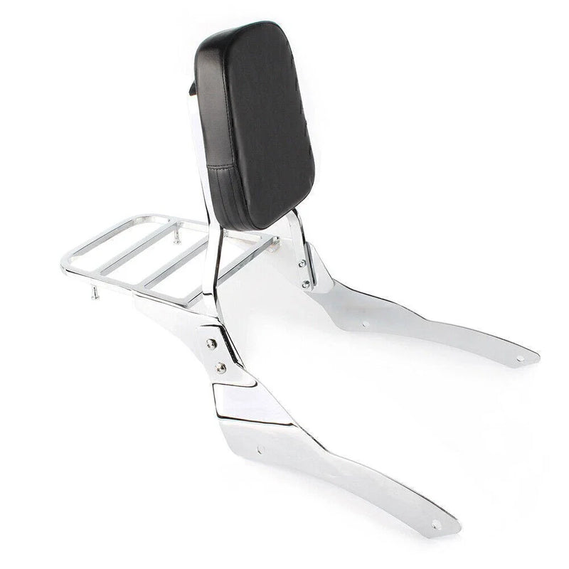 Yamaha Vstar 400 Passenger Backrest Sissy Bar w/ Luggage Rack (98-22)