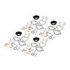 Honda CBR600F2 4 x Motorcycle Carburetor Repair Kit (1991-1994)