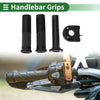 Motorcycle Hand Grips Cover End Grips Vertical Stripe Pattern