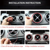 Benz C Class W205, GLC Class X253 Air Vent Outlet Inner Ring Cover Trim (2015-2023)