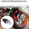 8mm Aluminum Alloy Plastic Motorcycle Slider Frame with Bolt 1 Set