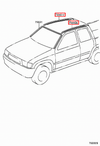 Toyota Hilux KDN165 KDN145 Dual Cab RH & LH Roof Drip