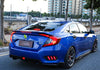 Honda Civic 4DR Sedan RS Blue Painted Spoiler Wing (2016-2021)