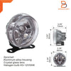 Universal Bumper Lamp H3 12V 55W 3" Clear Glass Lens Fog Light