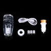 Car 100mm LED Crystal Blue Manual Gear Shift Knob