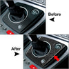Alfa Romeo 159 Carbon Fiber Black Gear Shift Panel Cover Trim (2006-2011)