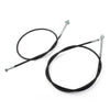 YAMAHA PEEWEE PW50 Front Rear Drum Brake Cables (1997-2009)