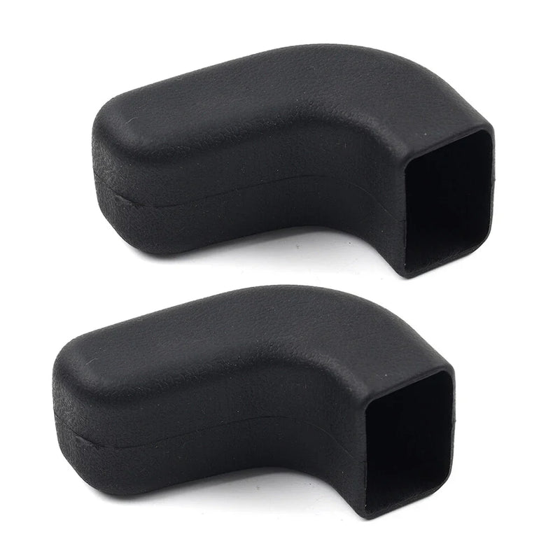 Jeep Wrangler JK JL JT Black Front Bumper Tow Hook Cover (2007-2023)